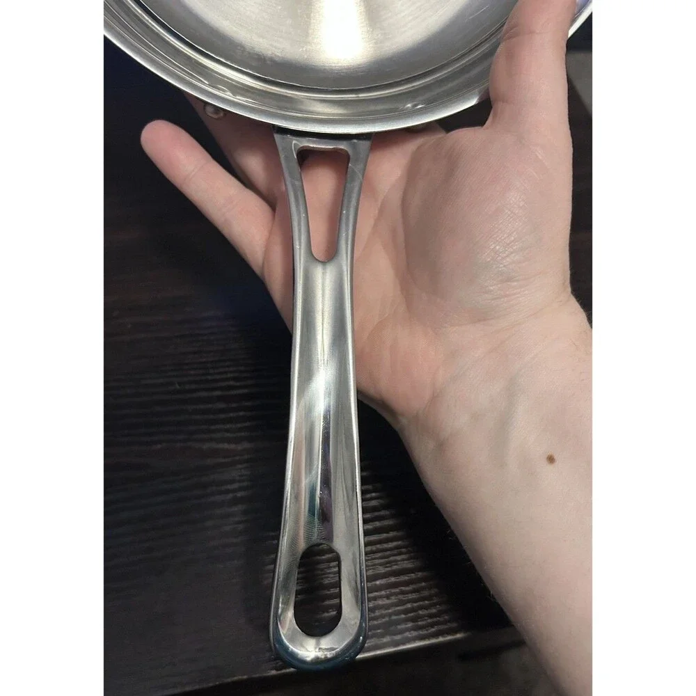 Cuisinart Model #422-20 8in / 20cm Stainless Steel Frying Pan Skillet  NO LID